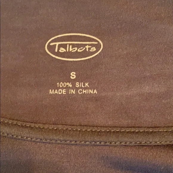 {Talbots} Silk Blouse, EEUC, Size small - Picture 4 of 4